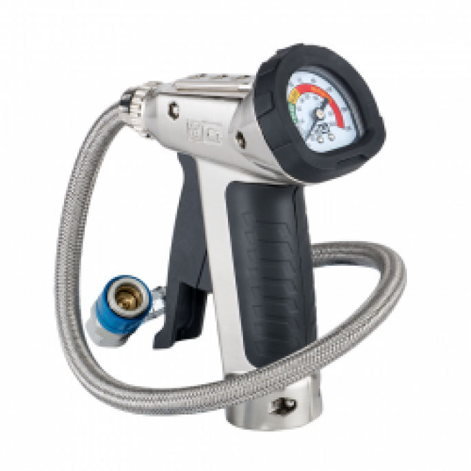 STP A/C Pro Pressure Reader & Charging Gun 